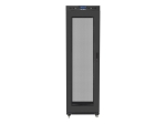 Комуникационен шкаф Lanberg rack cabinet 19" free-standing 42U/600x1000 (flat pack) with mesh door lcd black v2