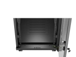 Комуникационен шкаф Lanberg rack cabinet 19" free-standing 32U/600X1000 (FLAT PACK) with glass door LCD black