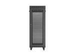 Комуникационен шкаф Lanberg rack cabinet 19" free-standing 32U/600X1000 (FLAT PACK) with mesh door LCD black