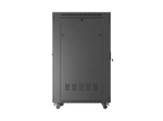 Комуникационен шкаф Lanberg rack cabinet 19" free-standing 32U/600X1000 (FLAT PACK) with mesh door LCD black
