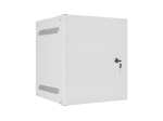 Комуникационен шкаф Lanberg rack cabinet 10" wall-mount 6U/280x310 for self-assembly with metal door grey (flat pack)