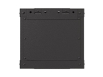 Комуникационен шкаф Lanberg rack cabinet 10" wall-mount 4U/300x300 (flat pack) with glass door black