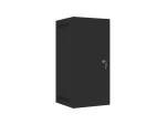 Комуникационен шкаф Lanberg rack cabinet 10" wall-mount 12U/280x310 for self-assembly with metal door black (flat pack)
