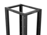 Комуникационен шкаф Lanberg open rack 19" 42U 600x1000 black