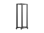 Комуникационен шкаф Lanberg open rack 19" 42U 600x1000 black