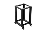 Комуникационен шкаф Lanberg open rack 19" 18U 600x800 black