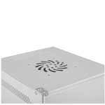 Комуникационен шкаф Lanberg rack cabinet 10" wall-mount 4U / 280x310 for self-assembly (flat pack) with metal door, grey