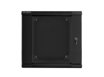Комуникационен шкаф Lanberg rack cabinet 19" double-section wall-mount 12U / 600x600 for self-assembly (flat pack), black