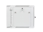 Комуникационен шкаф Lanberg rack cabinet 19" double-section wall-mount 9U / 600x600 for self-assembly (flat pack), grey