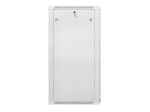 Комуникационен шкаф Lanberg rack cabinet 19" wall-mount 27U / 600x600 for self-assembly (flat pack), grey
