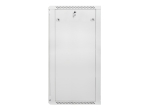 Комуникационен шкаф Lanberg rack cabinet 19" wall-mount 27U / 600x600 for self-assembly (flat pack), grey