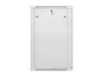 Комуникационен шкаф Lanberg rack cabinet 19" wall-mount 22U / 600x600 for self-assembly (flat pack), grey