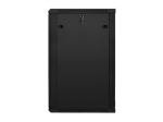 Комуникационен шкаф Lanberg rack cabinet 19" wall-mount 22U / 600x600 for self-assembly (flat pack), black