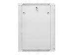 Комуникационен шкаф Lanberg rack cabinet 19" wall-mount 18U / 600x600 for self-assembly (flat pack), grey