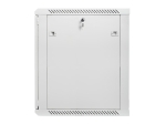 Комуникационен шкаф Lanberg rack cabinet 19" wall-mount 15U / 600x600 for self-assembly (flat pack), grey