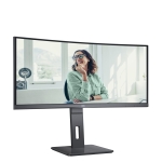 Монитор AOC CU34P3CV, 34" VA WLED, Curved 1500R, 3440x1440@100Hz, 4ms GtG, 1ms MPRT, 300cd m/2, DCR 3000:1, 50M:1, AdaptiveSync, FlickerFree, Low Blue Light, 5Wx2, Tilt, Height Adjust, Swivel, HDMI, DP, USB hub