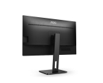 Монитор AOC 24P2QM, 23.8" VA WLED, 1920x1080@75Hz, 4ms GtG, 300cd m/2, 3000:1, 50M:1 DCR, Adaptive Sync, Low Blue Light, FlickerFree, 2Wx2, Tilt, Height Adjust, Pivot, Swivel, D-SUB, DVI, HDMI, DP, USB hub