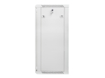 Комуникационен шкаф Lanberg rack cabinet 19" wall-mount 22U / 600x450 for self-assembly (flat pack), grey