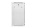 Комуникационен шкаф Lanberg rack cabinet 19" wall-mount 18U / 600x450 for self-assembly (flat pack), grey
