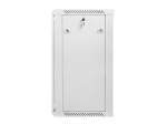 Комуникационен шкаф Lanberg rack cabinet 19" wall-mount 18U / 600x450 for self-assembly (flat pack), grey