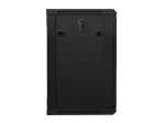 Комуникационен шкаф Lanberg rack cabinet 19" wall-mount 15U / 600x450 for self-assembly (flat pack), black