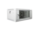 Комуникационен шкаф Lanberg rack cabinet 19" wall-mount 4U / 600x450 for self-assembly (flat pack), grey