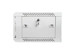 Комуникационен шкаф Lanberg rack cabinet 19" wall-mount 4U / 600x450 for self-assembly (flat pack), grey