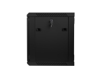 Комуникационен шкаф Lanberg rack cabinet 19" wall-mount 9U / 600x450 for self-assembly (flat pack), black