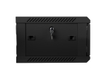 Комуникационен шкаф Lanberg rack cabinet 19" wall-mount 4U / 600x450 for self-assembly (flat pack), black