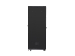 Комуникационен шкаф Lanberg rack cabinet 19" free-standing 42U / 800x800 self-assembly flat pack, black