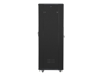 Комуникационен шкаф Lanberg rack cabinet 19" free-standing 42U / 600x800 self-assembly flat pack, black