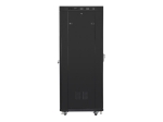Комуникационен шкаф Lanberg rack cabinet 19" free-standing 37U / 600x800 self-assembly flat pack with mesh door LCD, black