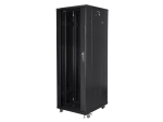 Комуникационен шкаф Lanberg rack cabinet 19" free-standing 37U / 600x800 self-assembly flat pack, black
