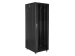 Комуникационен шкаф Lanberg rack cabinet 19" free-standing 37U / 600x800 self-assembly flat pack, black