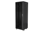 Комуникационен шкаф Lanberg rack cabinet 19" free-standing 37U / 600x600 self-assembly flat pack, black