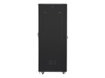 Комуникационен шкаф Lanberg rack cabinet 19" free-standing 42U / 600x1000 self-assembly flat pack, black