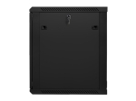Комуникационен шкаф Lanberg rack cabinet 19" wall-mount 15U / 600x600 for self-assembly (flat pack), black