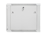 Комуникационен шкаф Lanberg rack cabinet 19" wall-mount 9U / 600x600 for self-assembly (flat pack), grey