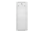 Комуникационен шкаф Lanberg rack cabinet 19" wall-mount 27U / 600x450 for self-assembly (flat pack), grey