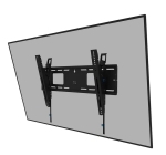 Стойка Neomounts Level-750 Wall Mount (XL, 125 kg, tiltable, tilt guard, connectable, VESA 600x400)