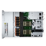 Сървър Dell PowerEdge R660XS, 8x2.5" (SAS/SATA), Intel Xeon Silver 4410Y (30M Cache,  16GT), 1x16GB DDR5 RDIMM, 1x480GB SSD SATA RI 6Gbps 512 2.5in Hot-plug, ReadyRails A11, Bezel, Front PERC H755 Front Load, iDRAC9 Enterprise 16G, Dual 700W Titanium, 3Y 
