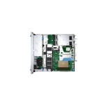 Сървър Dell PowerEdge R360, Chassis 4 x 3.5 HotPlug, Intel Xeon E-2414, 1x16GB DDR5 UDIMM, 1x480GB SSD SATA RI, Rails Without CA, Bezel, Broadcom 5720 Dual Port, PERC H355 with front load, iDRAC9 Basic 16G, Dual 700W Titanium, 3Y Basic Onsite
