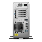 Сървър Dell PowerEdge T360, Chassis 8 x 3.5 HotPlug, Intel Xeon E-2468 2.6G, 24M Cache, 16GB DDR5 UDIMM, 1x480GB SSD SATA RI, Bezel, Broadcom 5720 Dual Port 1Gb On-Board LOM, PERC H755 Adapter FH, iDRAC9 Basic 16G, Dual 700W Titanium, 3Y Basic Onsite