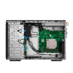 Сървър Dell PowerEdge T360, Chassis 8 x 3.5 HotPlug, Intel Xeon E-2468 2.6G, 24M Cache, 16GB DDR5 UDIMM, 1x480GB SSD SATA RI, Bezel, Broadcom 5720 Dual Port 1Gb On-Board LOM, PERC H755 Adapter FH, iDRAC9 Basic 16G, Dual 700W Titanium, 3Y Basic Onsite