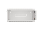 Комуникационен шкаф Lanberg rack cabinet 19" wall-mounted 4U 600 fast assembly (flat pack) grey