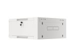 Комуникационен шкаф Lanberg rack cabinet 19" wall-mounted 4U 600 fast assembly (flat pack) grey