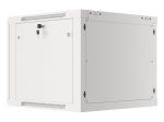 Комуникационен шкаф Lanberg rack cabinet 19" wall-mount 9U/600x600 for self-assembly with metal door grey (flat pack)