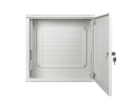 Комуникационен шкаф Lanberg rack cabinet 19" wall-mount 6U+3u/540x200 low-profile grey (assembled)