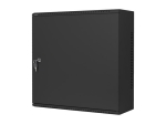 Комуникационен шкаф Lanberg rack cabinet 19" wall-mount 6U+3u/540x200 low-profile black (assembled)