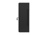 Комуникационен шкаф Lanberg rack cabinet 19" wall-mount 6U+3u/540x200 low-profile black (assembled)
